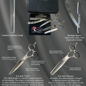 junior Barber Student Scissor Kit